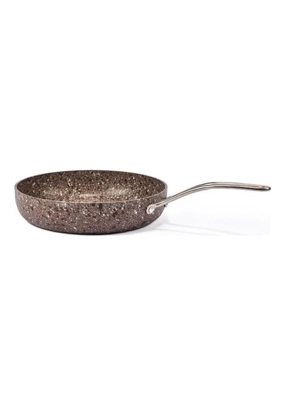 Brioni Stone Age Çizilmez Yanmaz Yapışmaz Terra 26 Cm Tava Kahverengi