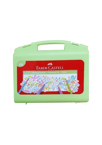 Faber - Castell Pastel Renkler Boyama Çantası Pastel Renkler