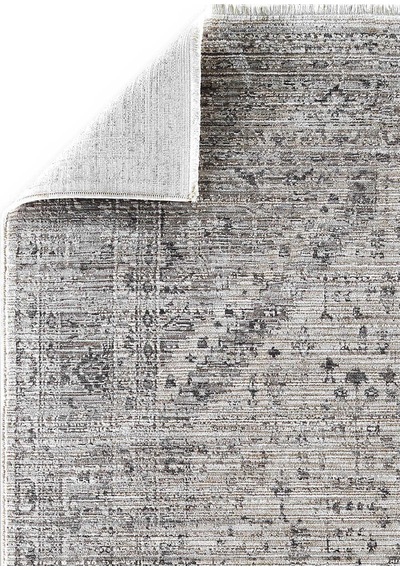 Indiana Etnik Desenli Vintage Eskitme Görünümlü Modern Halı In02 Multi Gri