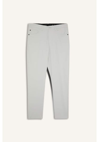 DeFactoFit Slim Fit Dar Kesim Standart Paça Esnek Multifonksiyonel Dokuma Sporcu Pantolon E3333AX25SPGR493