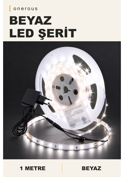 Onerous 1 M Beyaz Led Şerit