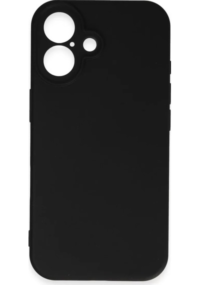 Newface Apple İphone 16 Kılıf First Silikon - Siyah
