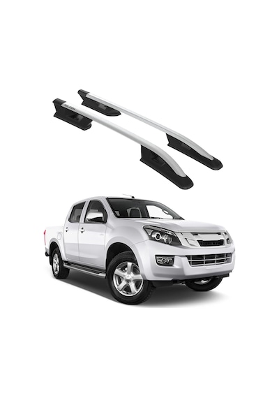 Isuzu D-max Rt50 2012-2015 Turtle Falcon Tavan Çıtası Gri
