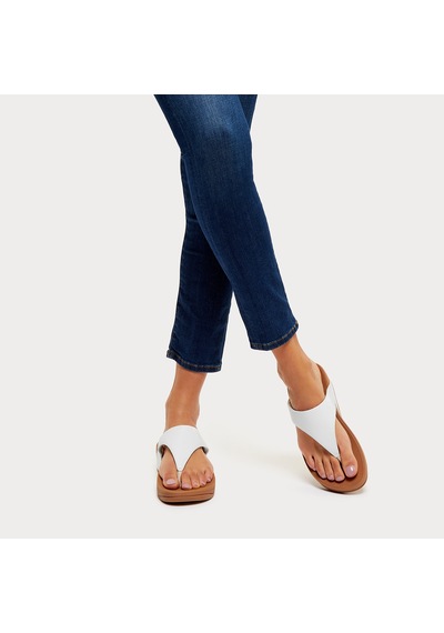 024 White Terlik Kadın Diğer I88-001 / 323 / 592 /024/675 Fitflop Lulu Leather Toe-post Beyaz