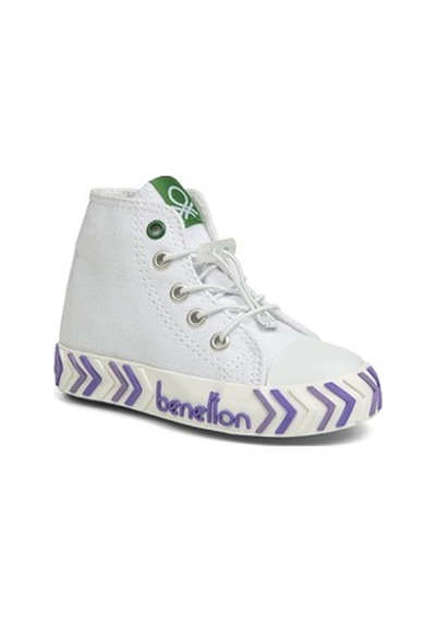 United Colors Of Benetton Benetton® | Bn-30644 - 3394 Beyaz Lila - Çocuk Spor Ayakkabı