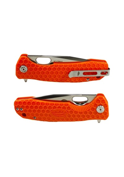 Honey Badger Tanto Flipper Large Orange Kamp Çakı Turuncu