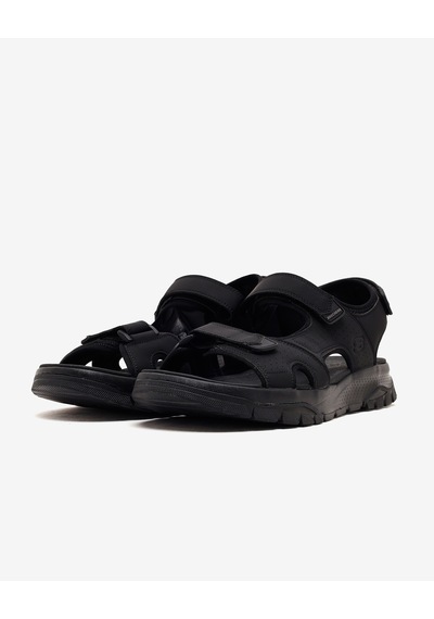 Skechers Wagner Erkek Siyah Sandalet 205724 Bbk Siyah