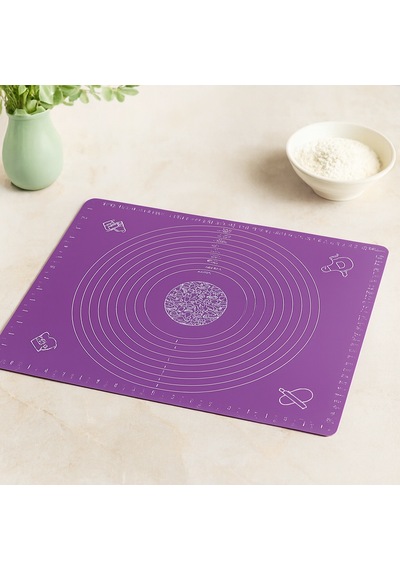 Silikon Hamur Matı 45x65 Cm Ölçekli Renkli