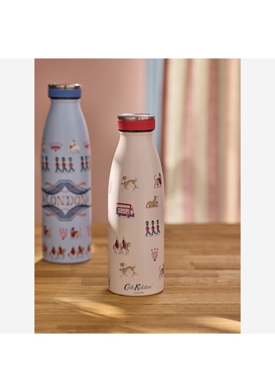 Krem Paslanmaz Çelik Termos 350 Ml