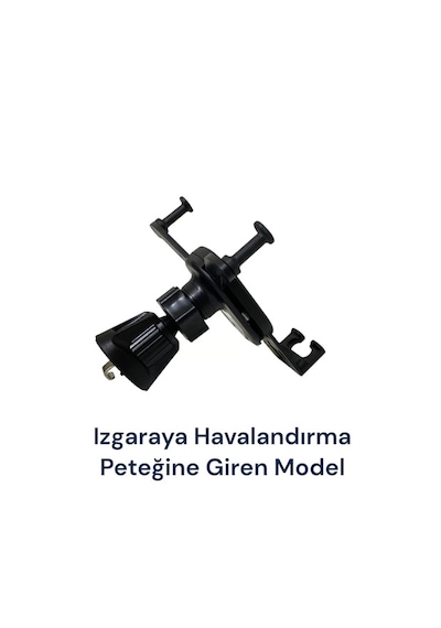 Araç İçi Kavramalı Telefon Tutucu Izgaraya Geçmeli Model A Kalite Auris Oto Akrobat Telefonluk Siyah