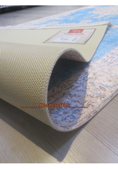 Joker Halı Tiffany Concept Tsy07Turkuaz 80X300 cm Kadife Dokulu Kaymaz Yolluk Joker Halı Tiffany Concept Tsy07Turkuaz 80X300 cm Kadife Dokulu Kaymaz Yolluk