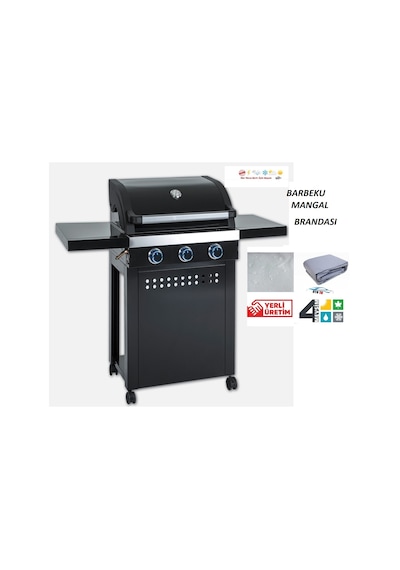 Grillstar Atlanta 300 Gazlı Mangal Örtüsü Branda