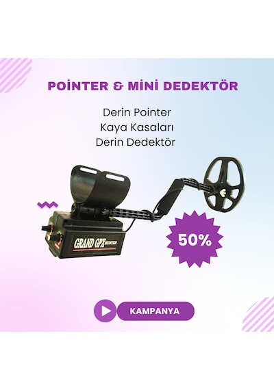 Grand Gpx Hunter Pointer & Dedektör 2in1 - 2 Özellik Birarada