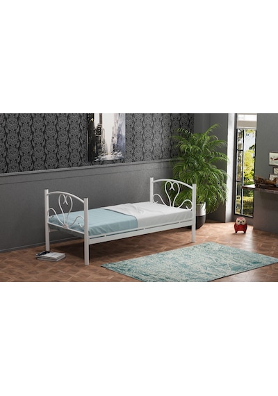 Beyaz Tek Kişilik Ekonomik Karyola 90x190 (Yataksız) Beyaz Tek Kişilik Ekonomik Karyola 90x190 (Yataksız)