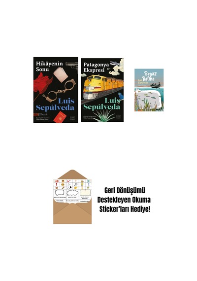 Hikâyenin Sonu + Patagonya Ekspresi + Beyaz Balina + Okuma Sticker'ları