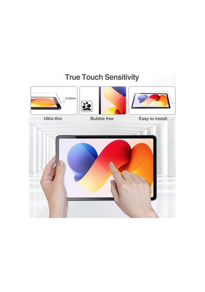Xiaomi Redmi Pad 2 Pro 12.1" 2025 Ekran Koruyucu Nano Kırılmaz Şeffaf Esnek Koruma Tam Uyumlu