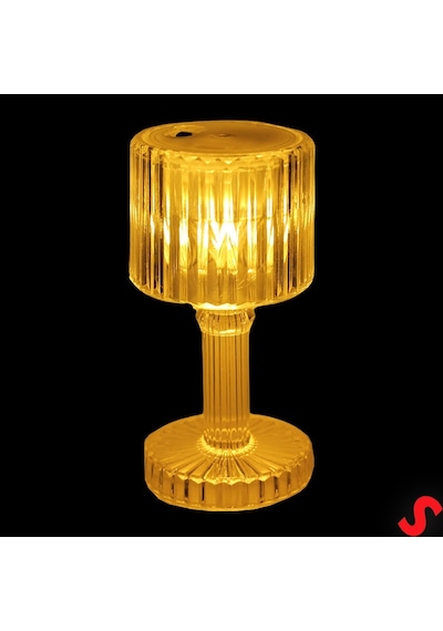 Retro Mini Masa Lambası Pilli Led Işık, 8,5cm X 4cm X 3 Adet