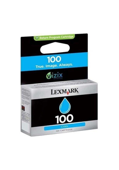 Lexmark 100 14N0900E Mavi Kartuş