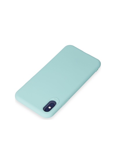 Newface - 570 - Apple iPhone Uyumlu X Kılıf First Silikon - Csmo-tex - - Turkuaz