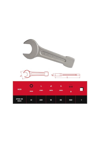 İzeltaş Çatal Çakma Anahtar 41Mm - 0700050041