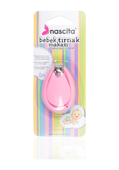 Bebek Tırnak Makası Çıtçıtlı Çok Renkli