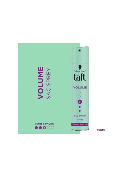 Tüm Saç Tipleri İçin Hacim Sağlayan Saç Spreyi, 250 Ml