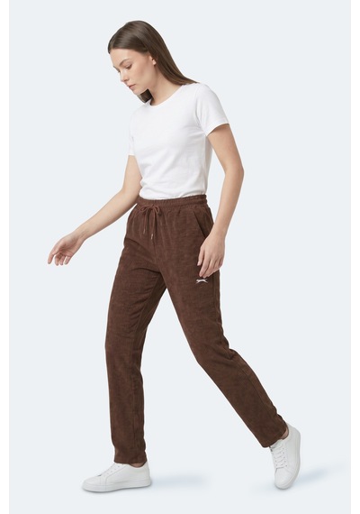 Slazenger Kamon Kadın Kahve Eşofman Altı