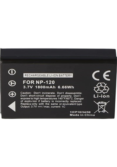Fuji Np 120. Bp 1500S. D Li7. Db 43 Için Uygun Accucell Pil