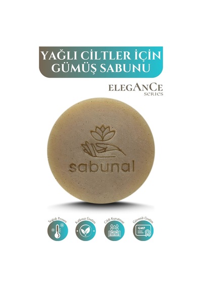 Sabunal Gümüş Sabunu Yağlı Ciltler İçin - Cilt Bakım Sabunu 100 G