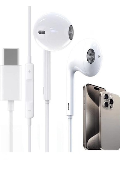 Apple Uyumlu iPhone 15 16 Pro pro Max Kulaklık Type c Tüm Modeller