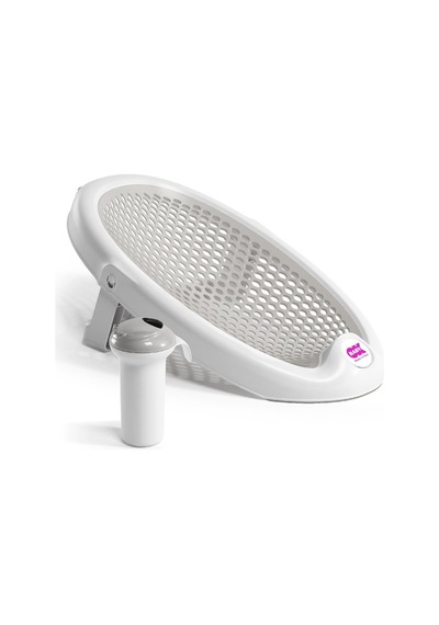 Okbaby Bebek Banyo Seti Jelly Küvet Adaptörü & Splash Bebek Duşu A. Gri