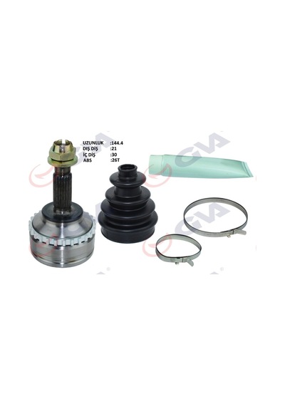 Aks - 796 - Kafası Dış Ön Clıo Iı 1.4i 16v 98-05 Goo 98-08 Abs Li 26diş - Dpmıx-hb - 21x30x52.2 144.5mm Adet
