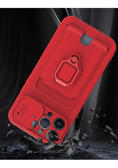 Apple Uyumlu iPhone 13 Pro Kılıf Zore Pelit Kapak Siyah