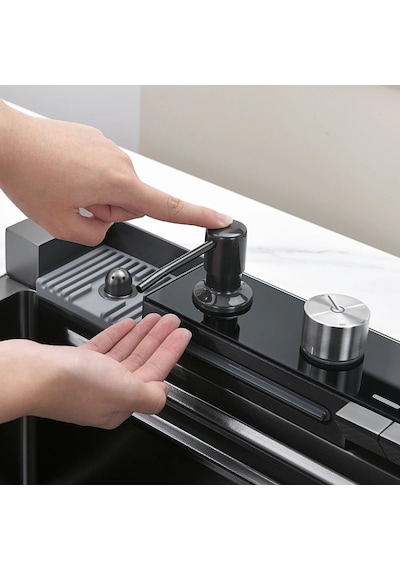 Krome Teknolojik Akıllı Eviye Seti Kombine Ultimate Nano Siyah Krm1020-Bl