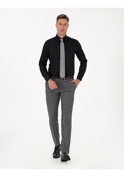 Pierre Cardin Erkek Siyah Gömlek Basic 50315407-vr046 Siyah