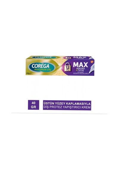Max Tutuş+ Max Kontrol Tutuş Protez Yapıştırıcı
