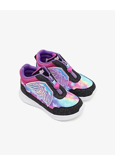 Skechers Jumpsters Kız Çocuk Siyah Işıklı Bot Siyah