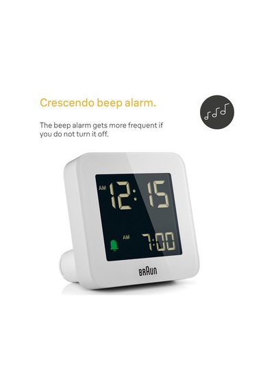 Braun Bc09 Dijital Seyahat Saati, Beyaz