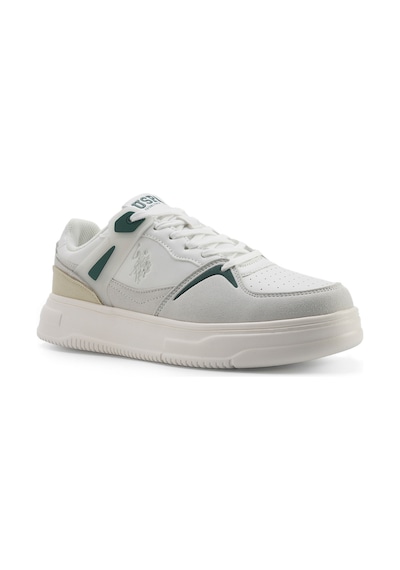 U.s. Polo Assn. Lean 5fx Beyaz Erkek Sneaker Beyaz-yesıl Beyaz - Yeşil U.s. Polo Assn. Lean 5fx Beyaz Erkek Sneaker Beyaz-yesıl Beyaz - Yeşil