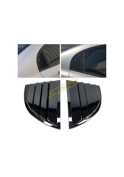Honda Civic Fd6 Kelebek Cam Kaplama Vizörü Piano Black 2006-2011