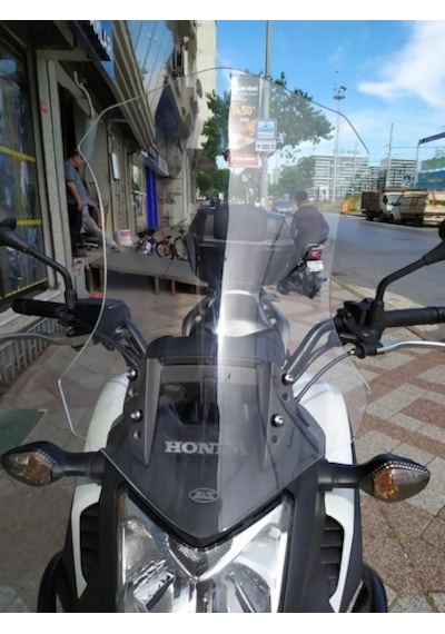 Zeus Motor 2012-2015 Honda Nc 700 X Uyumlu Uzun Ön Cam Şeffaf Renk