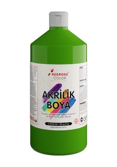 Açık Yeşil Akrilik Boya 1000 Gr 0000 Clear