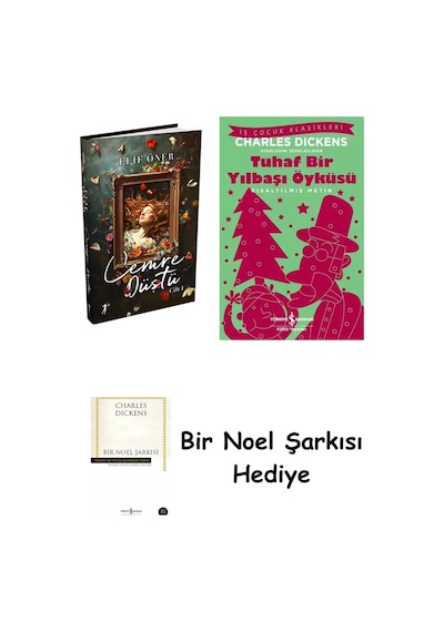 Cemre Düştü - Cilt 1 Ciltli + Tuhaf Bir Yılbaşı Öyküsü + Bir Noel Şarkısı