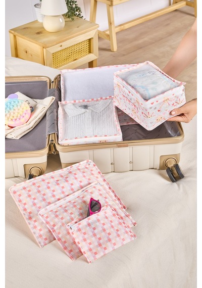 Serstil Little Sun Serisi 6 Parça Bebek Bakım Ve Organizer Çanta Seti Anne Bebek Çantası