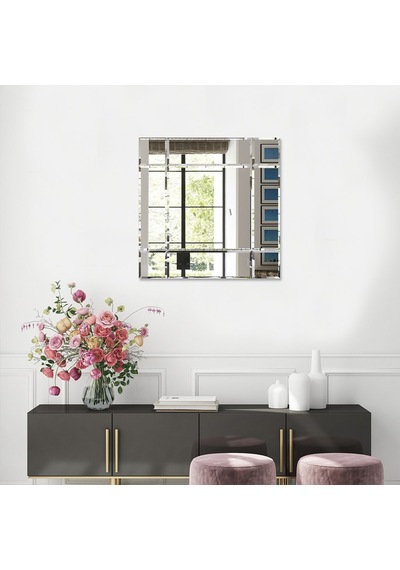 Decorıta Ayna - 9 Parçalı Tasarım Ayna - 60Cm X 60Cm