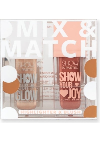 Show By Pastel Mix & Match Glow Liquid Highlighter 72 & Joy Liquid Blush 53 03