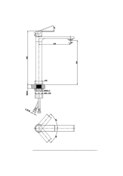Fm-2321 Krom Lavabo Bataryası Krom
