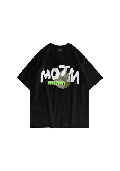 Flood Of Style Unisex Kid Cudi Man Of The Moon 3 Siyah Tshirt