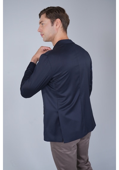 Bisse Comfort Fit Lacivert Mono Yaka Çift Yırtmaçlı 4 Drop Erkek Yün Ceket Pck24k24203 D39 Lacivert Bisse Comfort Fit Lacivert Mono Yaka Çift Yırtmaçlı 4 Drop Erkek Yün Ceket Pck24k24203 D39 Lacivert