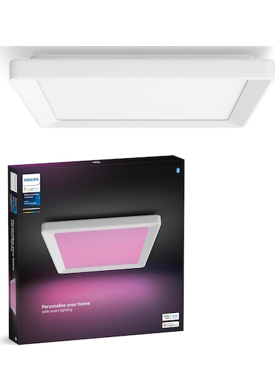 Philips Hue Tento Wca Beyaz Slim Kare Tavan Paneli 30x30cm Çok Renkli